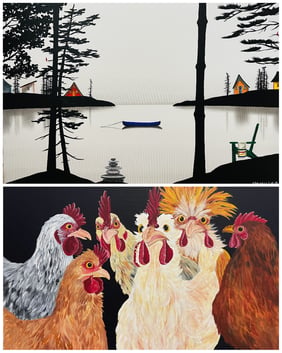 Featured artists October 2022 - Natasha Miller and Allison Brodie